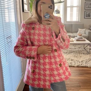 Court & Rowe Houndstooth Peacoat.